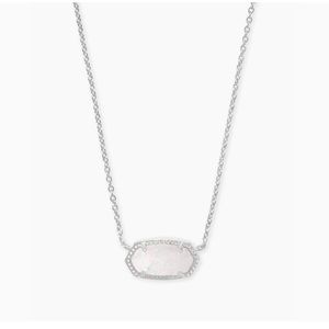 Kendra Scott white opal necklace